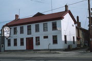 205 W MAIN ST, a Greek Revival restaurant, built in Rochester, Wisconsin in 1843.