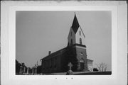 6321 HEG PARK RD, a Romanesque Revival church, built in Norway, Wisconsin in 1869.