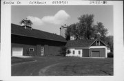 3436 STATE HIGHWAY 38, a Astylistic Utilitarian Building barn, built in Caledonia, Wisconsin in 1880.