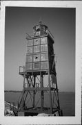 NORTH PIER, RACINE HARBOR, a lifesaving station facility/lighthouse, built in Racine, Wisconsin in 1903.