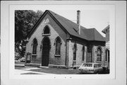 SE CNR OF ST PATRICK ST AND WISCONSIN, a Early Gothic Revival church, built in Racine, Wisconsin in 1858.