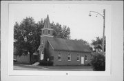 JEFFERSON, a Early Gothic Revival church, built in Boaz, Wisconsin in 1917.