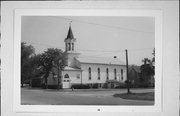 NE CORNER OF COMMERCIAL AVE AND CHESTNUT ST, a Early Gothic Revival church, built in Lone Rock, Wisconsin in .
