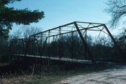 ACROSS BLACK RIVER ON COUNTY HIGHWAY V, 1/2 MILE SOUTH OF NORTH BEND, a NA (unknown or not a building) overhead truss bridge, built in North Bend, Wisconsin in 1895.