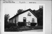 5422 W RYAN RD, a Front Gabled one to six room school, built in Franklin, Wisconsin in 1877.