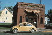 Burnett County Abstract Company, a Building.