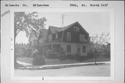 1457 N 38TH ST, a Dutch Colonial Revival house, built in Milwaukee, Wisconsin in 1904.
