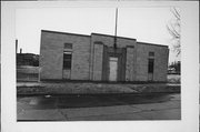 N CAPE ST AT BRIDGE, a Art Deco fire house, built in Milwaukee, Wisconsin in 1929.