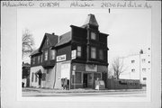 2453 W FOND DU LAC AVE, a Queen Anne grocery, built in Milwaukee, Wisconsin in 1892.