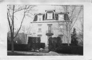 104 E GILMAN ST, a Second Empire house, built in Madison, Wisconsin in 1855.