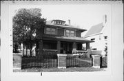 2021 S LAYTON BLVD, a American Foursquare house, built in Milwaukee, Wisconsin in 1911.