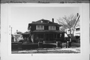 2021 S LAYTON BLVD, a American Foursquare house, built in Milwaukee, Wisconsin in 1911.