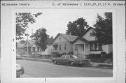1133, 1129, 1127, 1123 W ORCHARD ST 1133, 1129, 1127, 1123 W ORCHARD ST, a Front Gabled house, built in Milwaukee, Wisconsin in 1900.