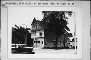7930 W NATIONAL AVE, a Queen Anne grocery, built in West Allis, Wisconsin in 1900.