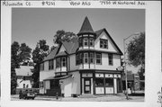 7930 W NATIONAL AVE, a Queen Anne grocery, built in West Allis, Wisconsin in 1900.