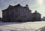 116 N SWIFT ST, a Romanesque Revival elementary, middle, jr.high, or high, built in Edgerton, Wisconsin in 1892.