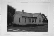 SOUTHWEST CORNER OF AVON STORE RD AND BELOIT-NEWARK RD, a Gabled Ell house, built in Avon, Wisconsin in 1890.