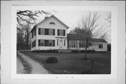 NORTH SIDE OF CREEK RD NORTH SIDE OF CREEK RD, a Greek Revival house, built in Turtle, Wisconsin in 1851.