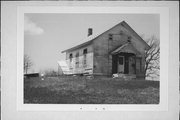 5335 TOWN HALL RD, WEST SIDE OF RD, a Front Gabled one to six room school, built in Harmony, Wisconsin in .