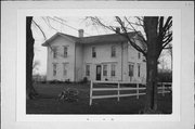 NORTH SIDE OF HUBBARD RD, 1/5 MILE WEST OF PLEASANT PRAIRIE RD, a Gabled Ell house, built in Union, Wisconsin in 1865.