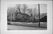 WEST SIDE OF LIMA CENTER RD, a Greek Revival house, built in Lima, Wisconsin in 1840.