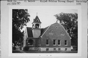 1101 PARTRIDGE, a Romanesque Revival church, built in Beloit, Wisconsin in 1899.