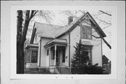 104 BROADWAY, a Queen Anne house, built in Edgerton, Wisconsin in 1885.