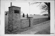 200 CEMETERY ST, a NA (unknown or not a building) fence, built in Evansville, Wisconsin in 1913.