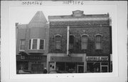 5 W MAIN ST, a Queen Anne retail building, built in Evansville, Wisconsin in 1897.