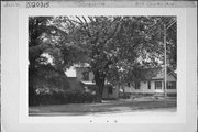 814 CENTER AVE, a Greek Revival house, built in Janesville, Wisconsin in 1855.