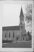301 S CHERRY ST, a Romanesque Revival church, built in Janesville, Wisconsin in 1864.