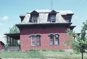 320 WALNUT ST, a Second Empire house, built in Baraboo, Wisconsin in 1882.