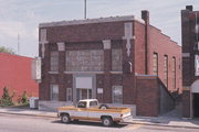 C. 580 WATER ST, a Prairie School bank/financial institution, built in Prairie du Sac, Wisconsin in 1922.