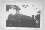COUNTY HIGHWAY PF, WEST SIDE AT INTERSECTION WITH SAND PIT RD, a Front Gabled school-one to six room, built in Honey Creek, Wisconsin in .