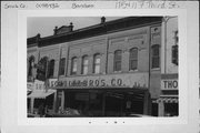 115-117-119 3RD ST, a Italianate large retail building, built in Baraboo, Wisconsin in 1886.