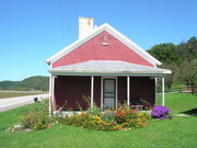 16224 MARION TWP., a Front Gabled school-one to six room, built in Marion, Wisconsin in 1864.