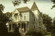 727 3RD ST, a Queen Anne house, built in Hudson, Wisconsin in 1879.