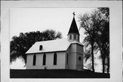 COUNTY HIGHWAY V, W SIDE, .5 MI S OF INTERS W/ STATE HIGHWAY 64 AND STATE HIGHWAY 35, a Early Gothic Revival church, built in , Wisconsin in 1896.