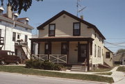 508 WATER ST, a Greek Revival house, built in Sheboygan Falls, Wisconsin in 1842.
