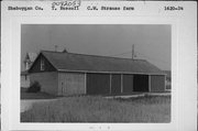 COUNTY HIGHWAY C AND COUNTY HIGHWAY T, a Astylistic Utilitarian Building barn, built in Russell, Wisconsin in .