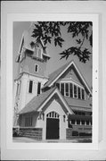 MAIN AND VAN ALTENA, a English Revival Styles church, built in Cedar Grove, Wisconsin in 1905.
