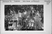 153 S MILWAUKEE ST, a Second Empire house, built in Plymouth, Wisconsin in 1880.