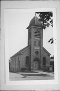 1425 S 10th St, a Romanesque Revival church, built in Sheboygan, Wisconsin in 1906.