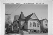 936 ERIE AVE, a Late Gothic Revival church, built in Sheboygan, Wisconsin in .