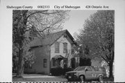 428 ONTARIO, a Front Gabled house, built in Sheboygan, Wisconsin in 1888.