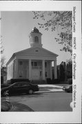 521 Ontario Ave, a Colonial Revival/Georgian Revival church, built in Sheboygan, Wisconsin in 1851.