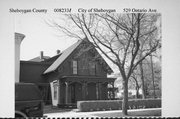 529 ONTARIO AVE, a Early Gothic Revival house, built in Sheboygan, Wisconsin in 1883.