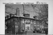 311 St Clair Ave, a Colonial Revival/Georgian Revival house, built in Sheboygan, Wisconsin in 1911.