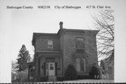 417 St Clair Ave, a Italianate house, built in Sheboygan, Wisconsin in 1886.