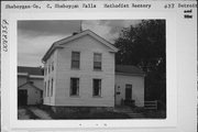 633 DETROIT, a Greek Revival rectory/parsonage, built in Sheboygan Falls, Wisconsin in 1851.
